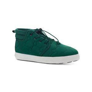 SUN STONE Mens Teal Back Pull-Tab Puffer Fin Toe Platform Boots Shoes 10.5 M